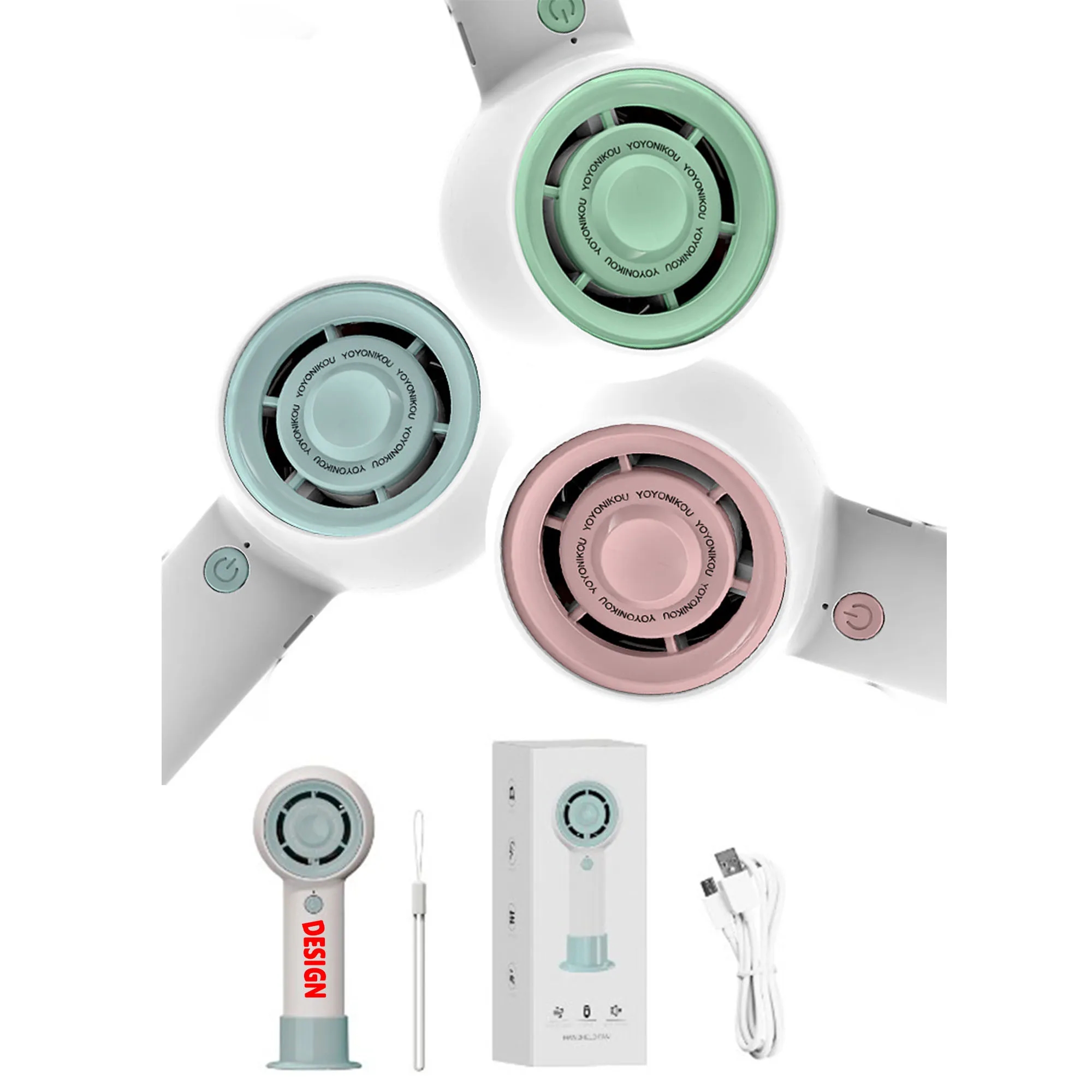 USB Mini Portable Desktop Fan 3