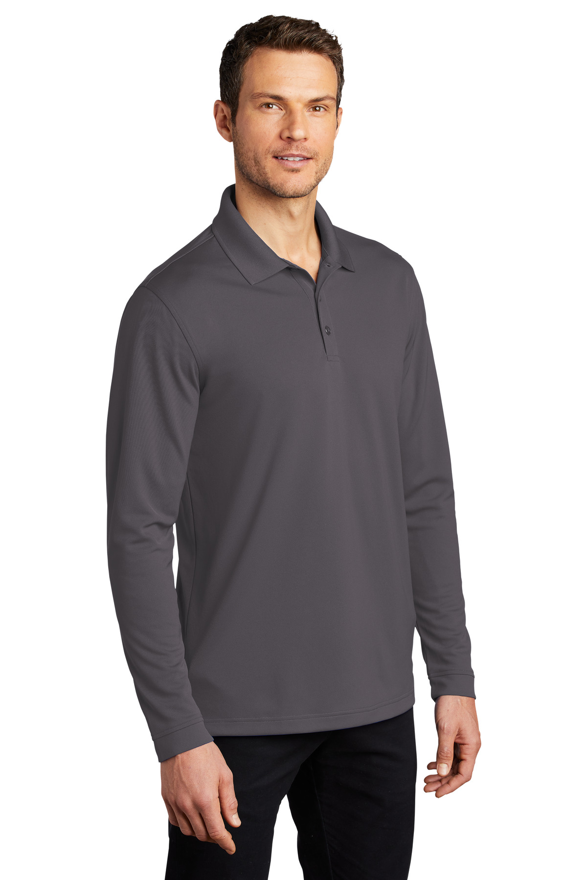 Port Authority Dry Zone UV Micro-Mesh Long Sleeve Polo K110LS 37
