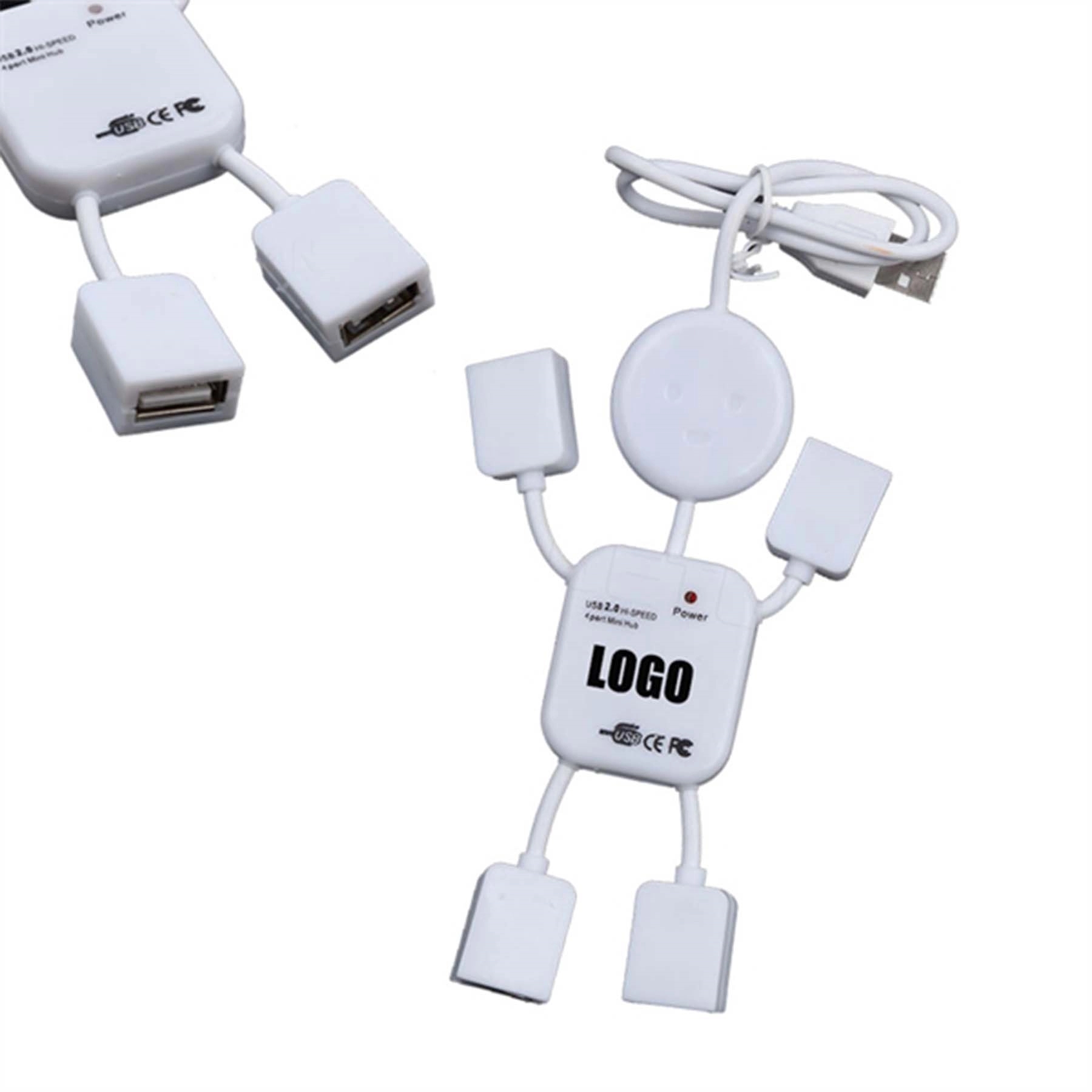 Human Shape 4 in 1 Ethernet Hub