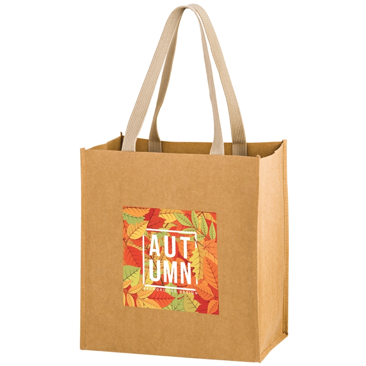Washable Kraft Paper Grocery Tote | TSUNAMI