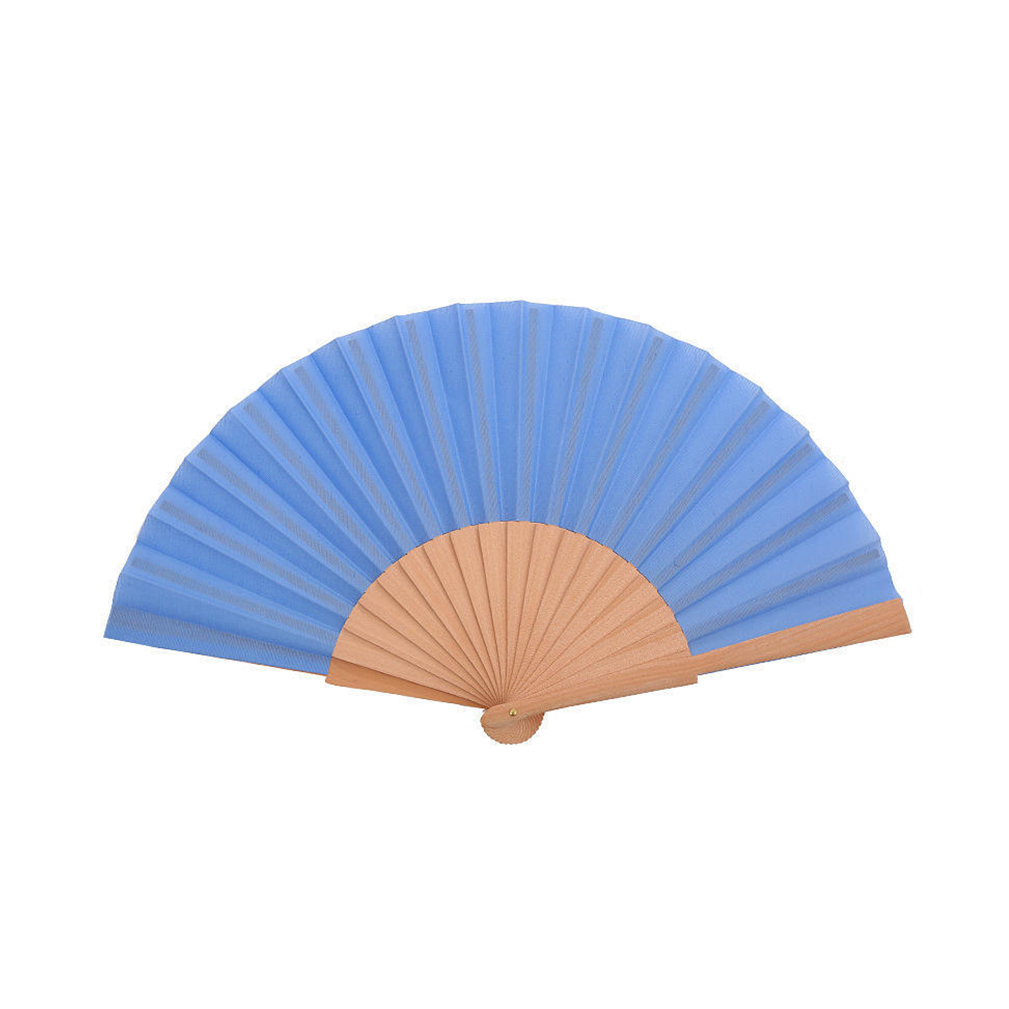 Full Color Bamboo Paper Folding Hand Fan 15 x 8.25" 8