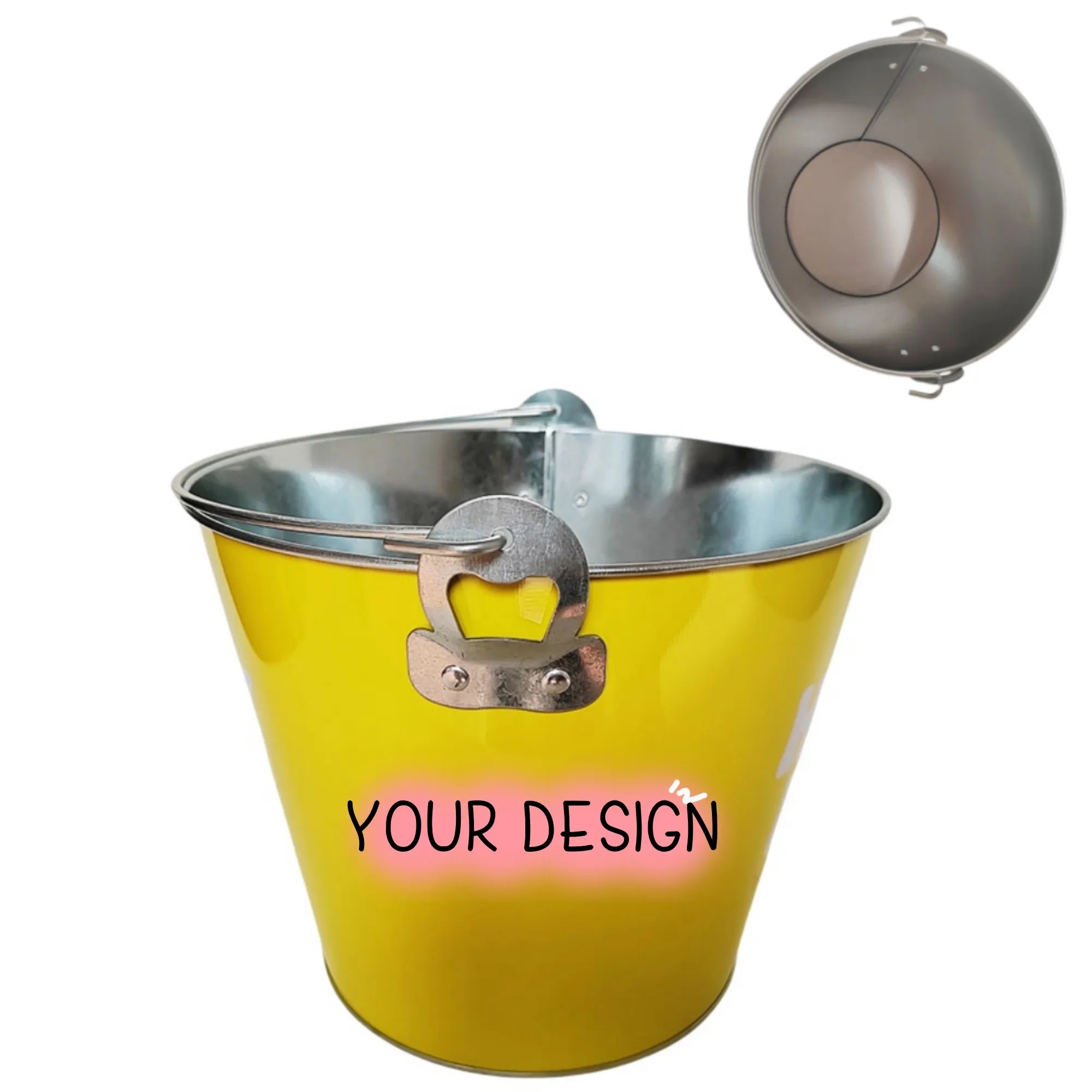 5 Liter Full Color Galvanized Iron ice bucket 3