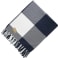 Field & Co. 100% Organic Cotton Check Throw Blanke 56