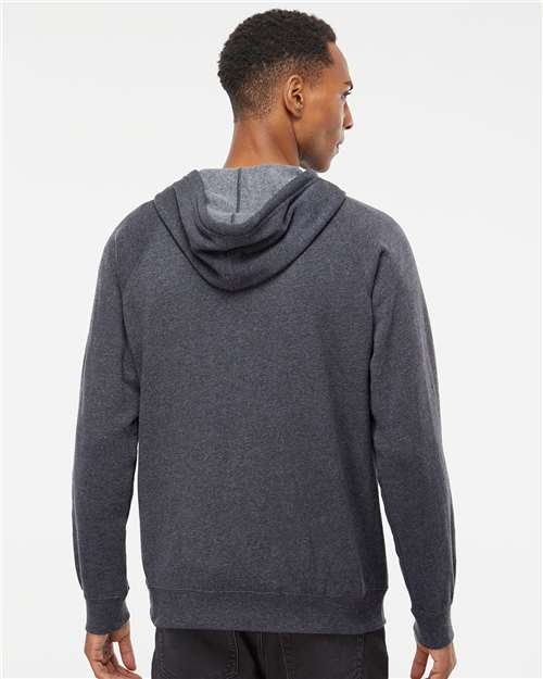 Unisex Special Blend Raglan Full-Zip Hooded Sweatshirt - PRM33SBZ 3