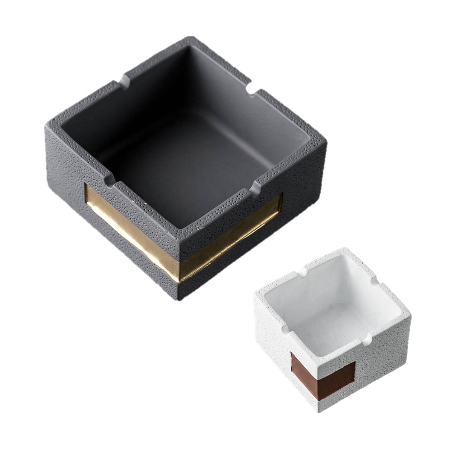 Creative Windproof Ceramic Square Ashtray 3