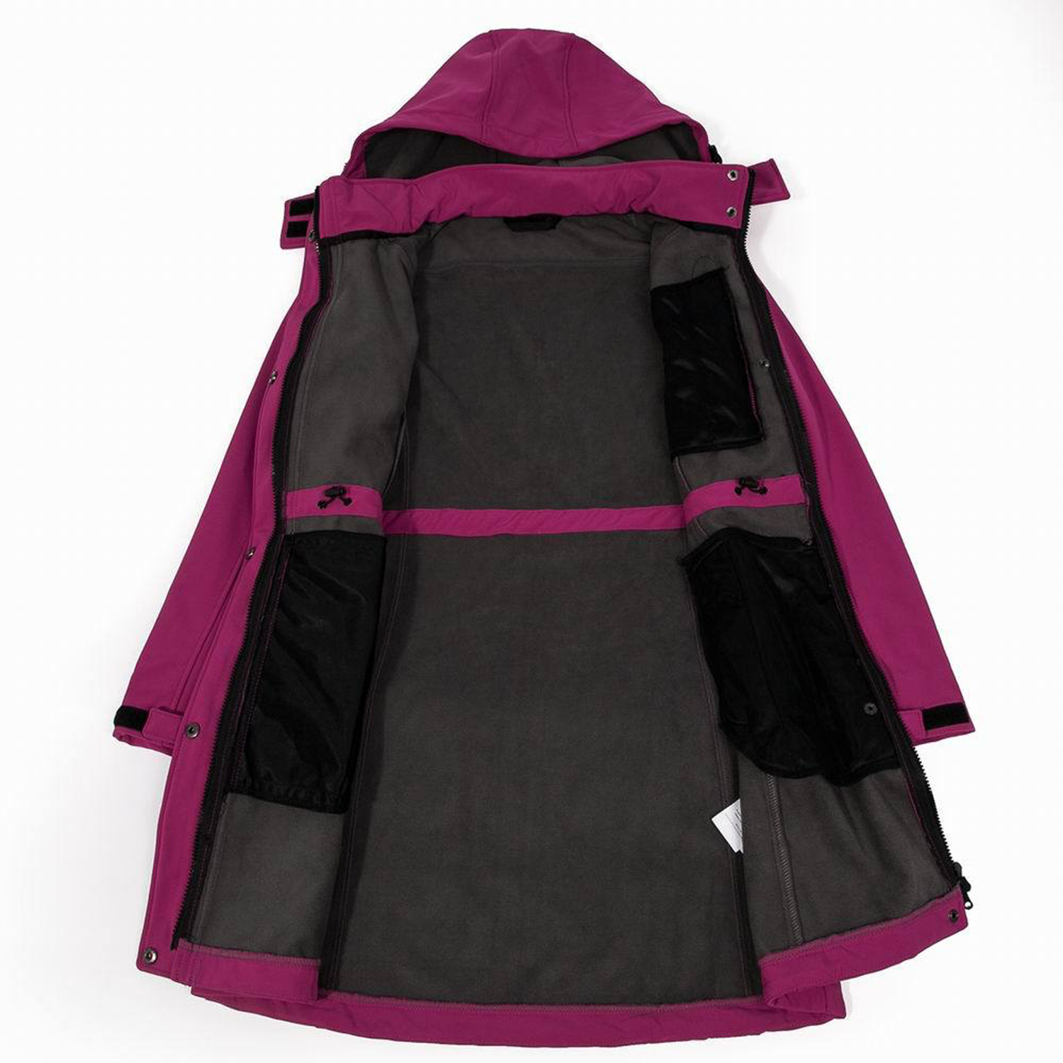 Women's Softshell Long Jacket with Hood 8