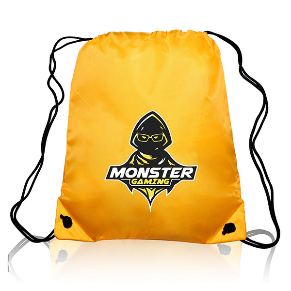 Polyester 210D Drawstring Bag - 14"W x 16.5"H 3