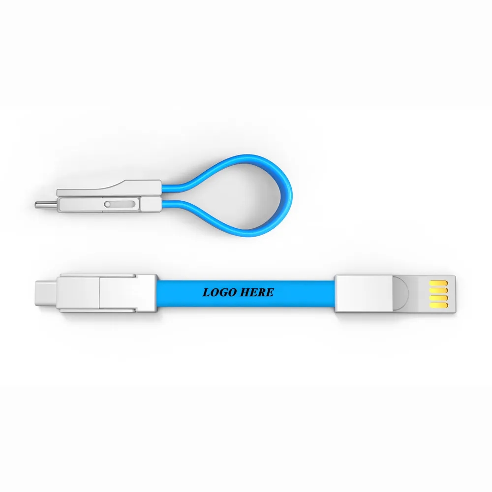 3-in-1 Charging Cable with Keychain 4