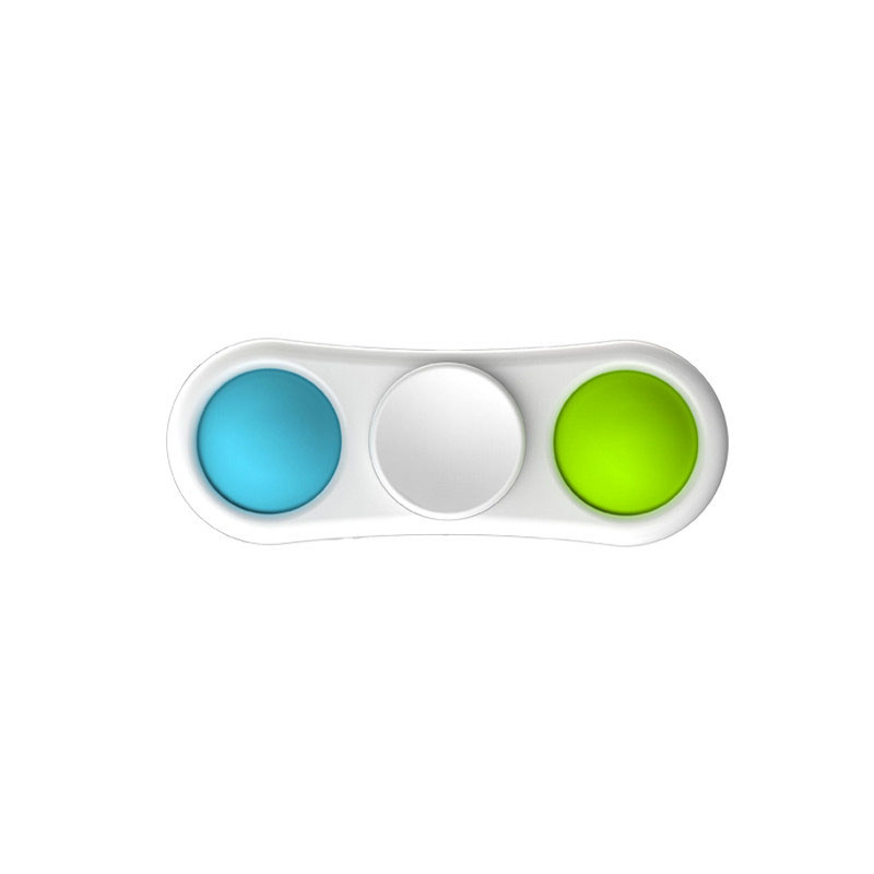 Handheld Mini Push Pop Bubble Fidget Silicone Sensory Toy----Two Bubbles 5