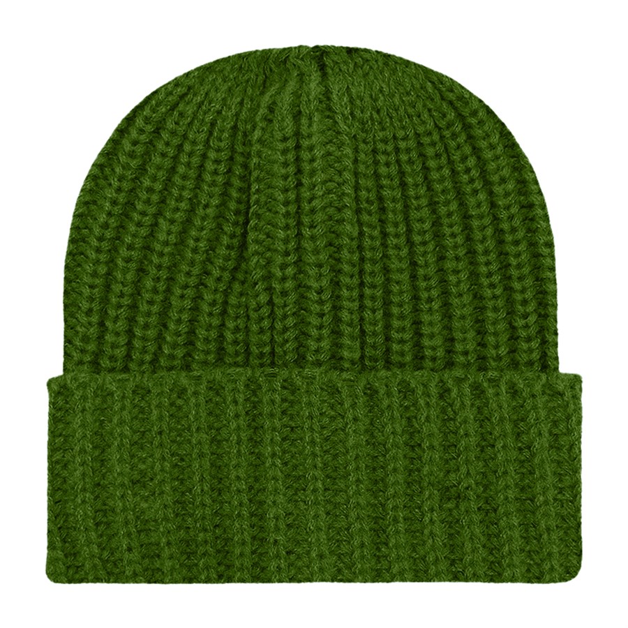 Chunky Ribbed Cuffed Beanie with Custom Logo - 100% Acrylic 36
