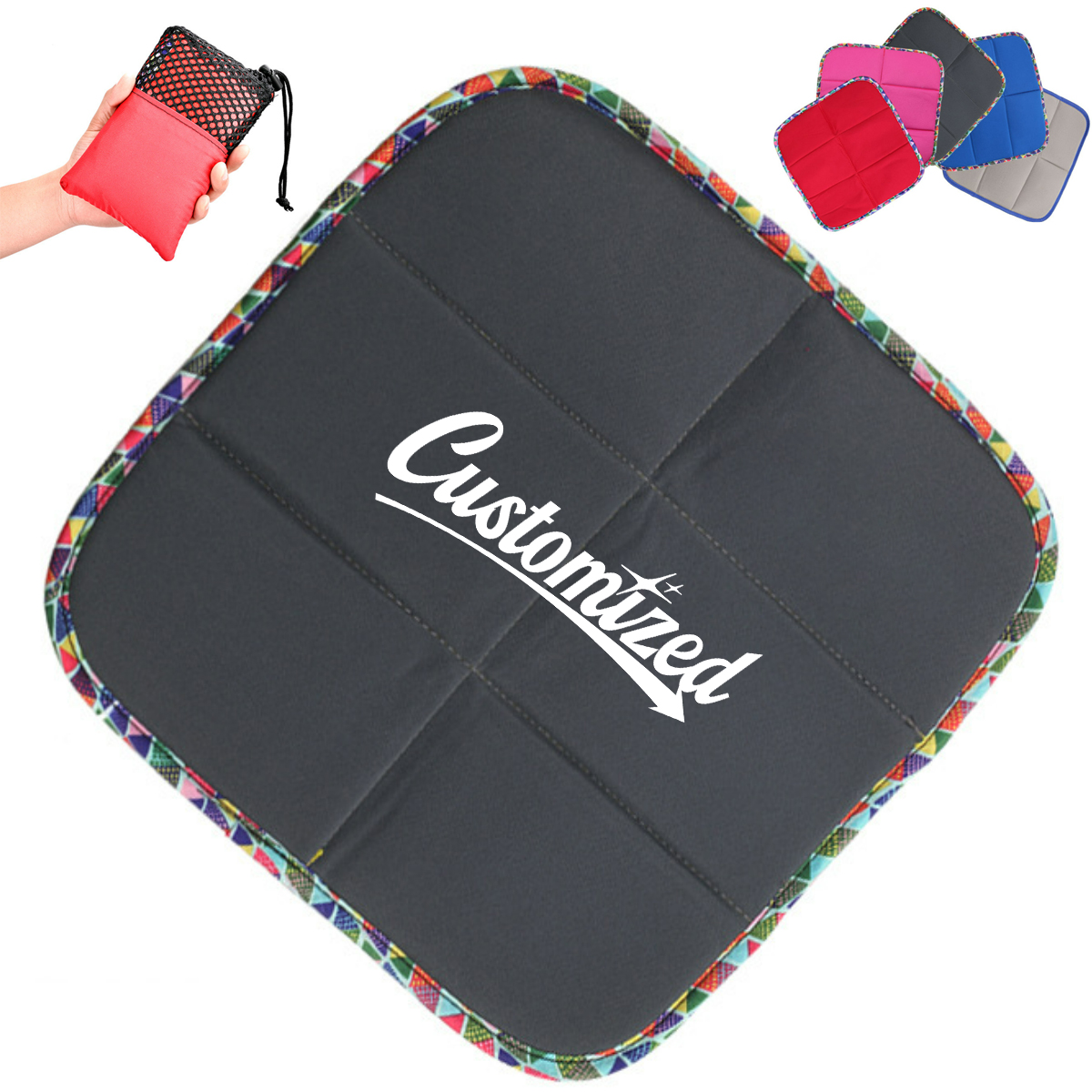 Portable Waterproof Folding Outdoor Seat Mat Pad with Pouch 8