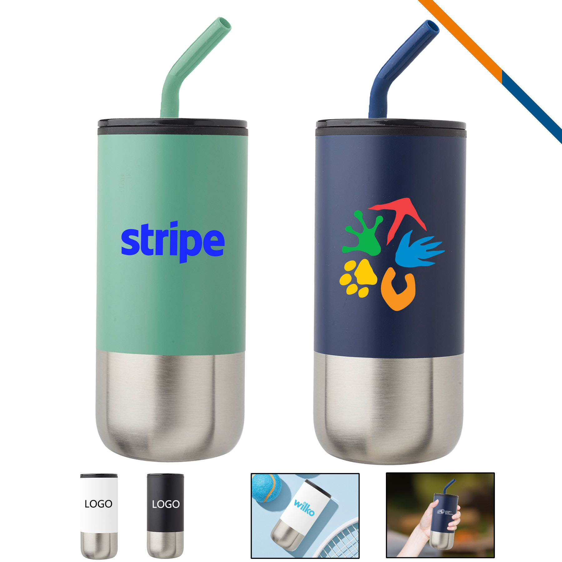 Rance Stainless Steel Travel Mug - 20 OZ. 2