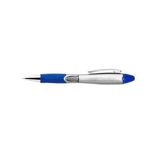 Silver Barrel Pen With Highlighter 6