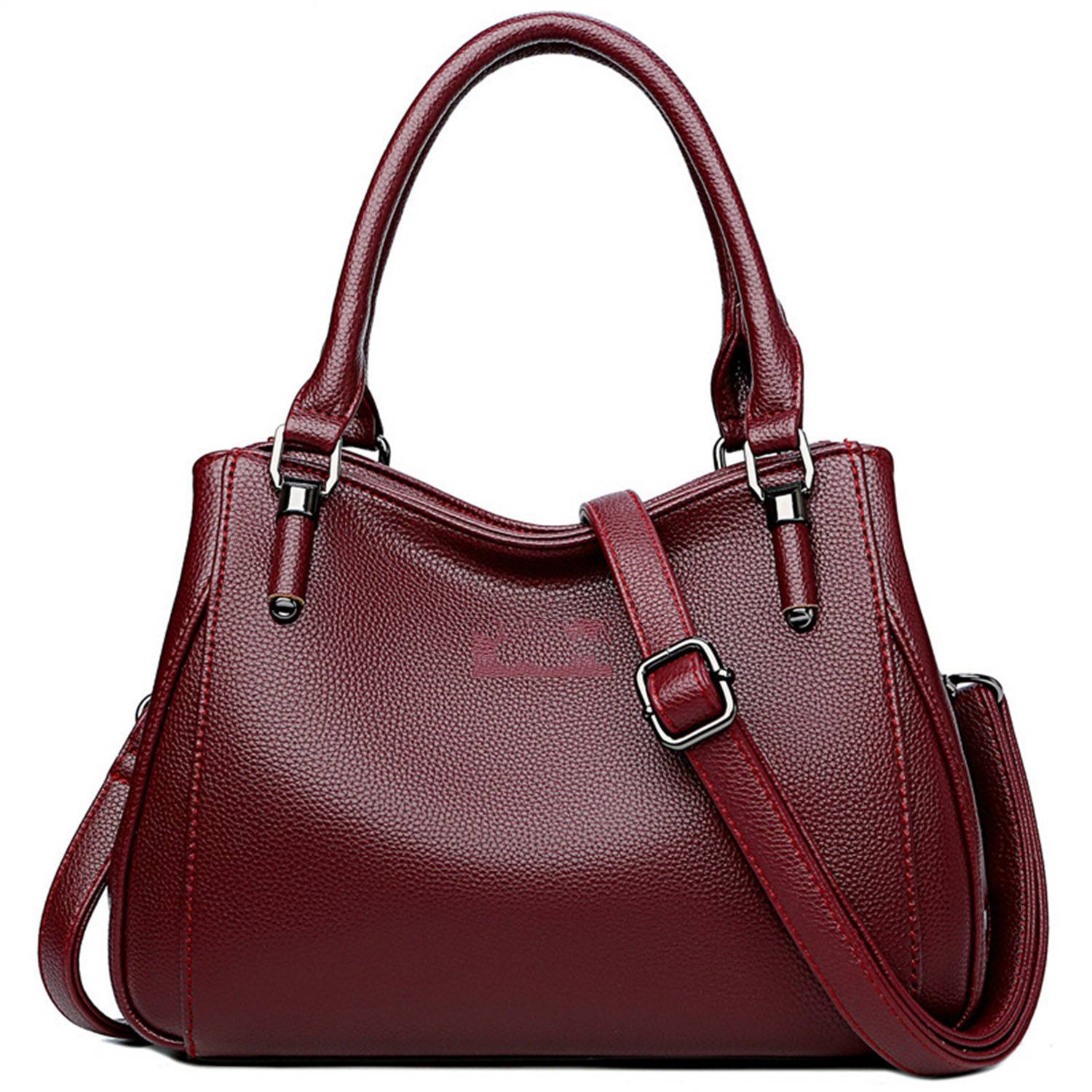PU Leather Simple Casual Crossbody Shoulder Bag 4