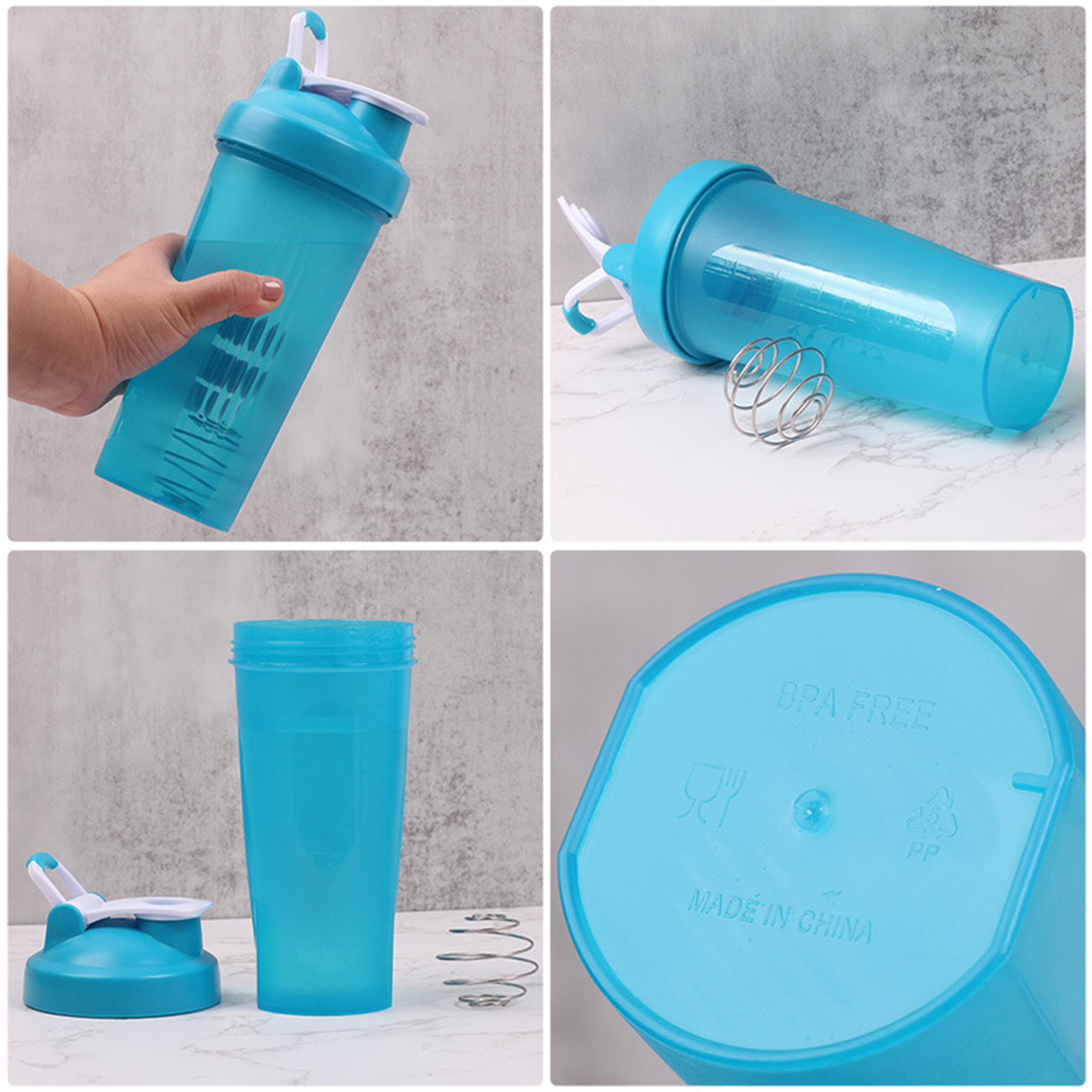 Classic Shaker Bottle Perfect for Protein Shakes 3