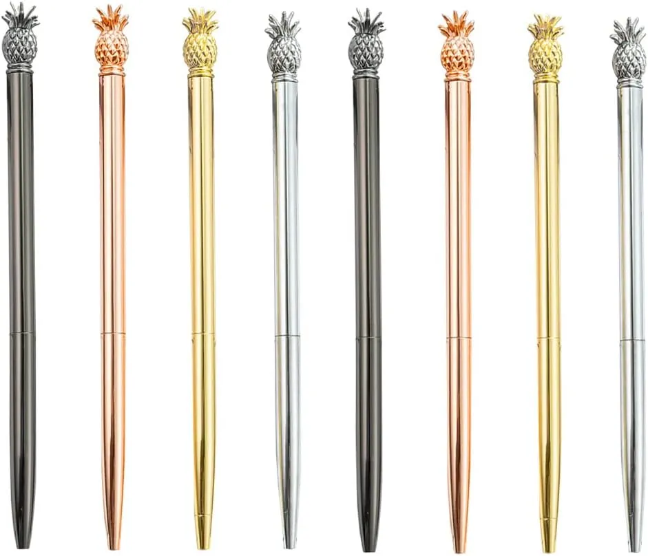 Pineapple Shaped Metal Ballpoint Pens 3