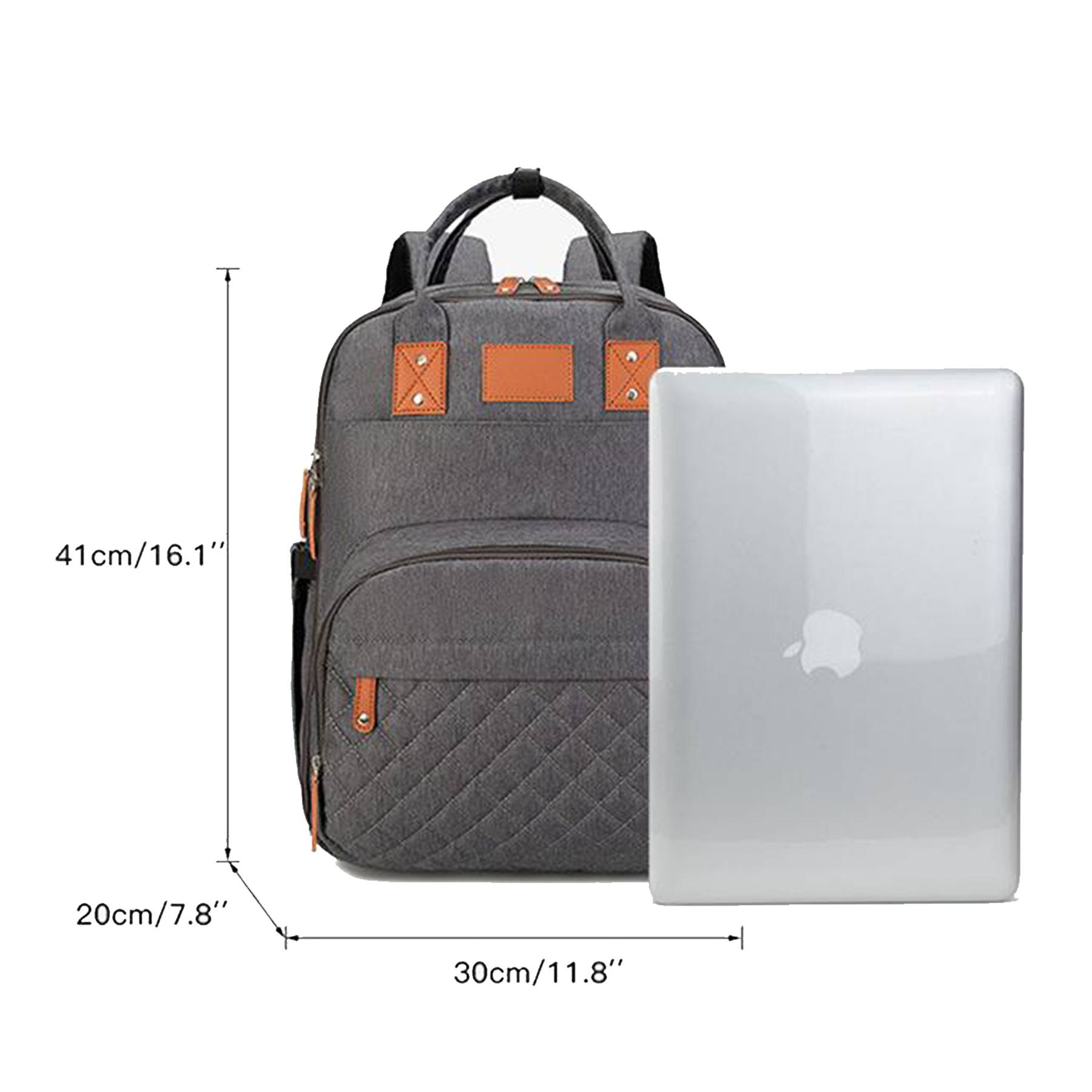 Large Nylon Waterproof Maternity Baby Changing Backpack 3