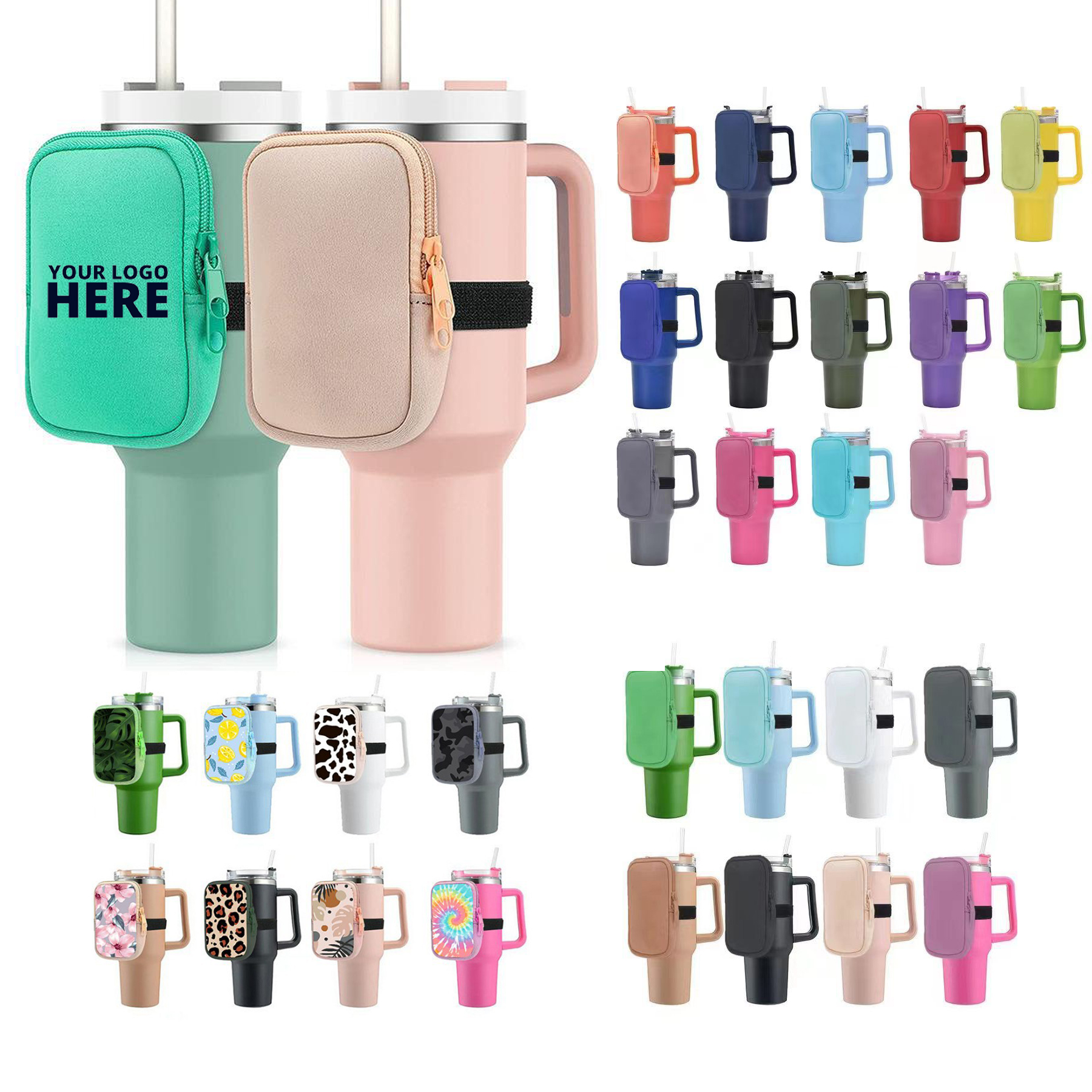 Tumbler Pouch With Zipper Pocket For Women 1