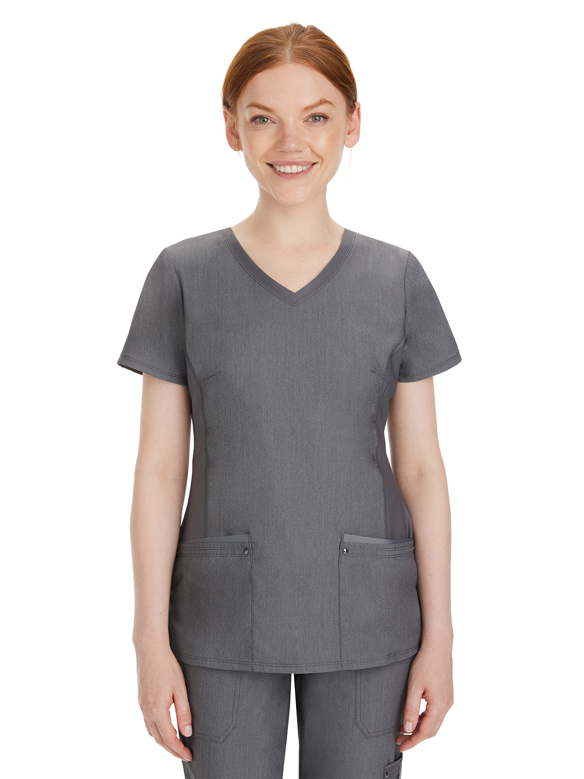 Healing Hands - HH Purple Label - Women's 2-Pocket Juliet Stylish V-Neck Top 58