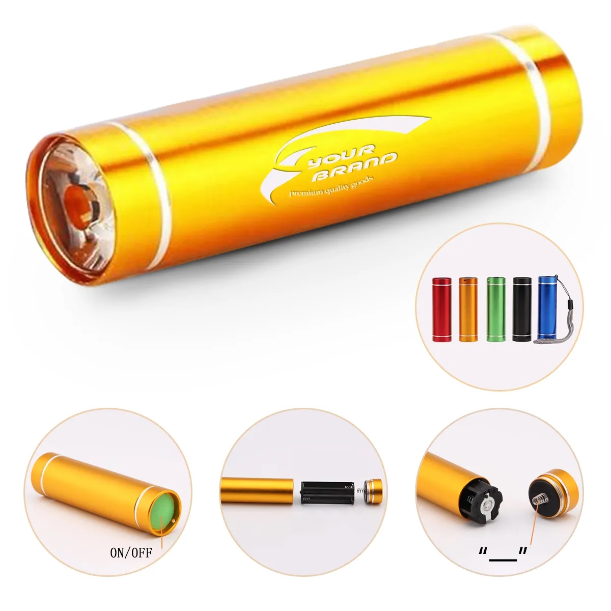 Dusk to Dawn Mini Aluminum LED Outdoor Flashlight 2
