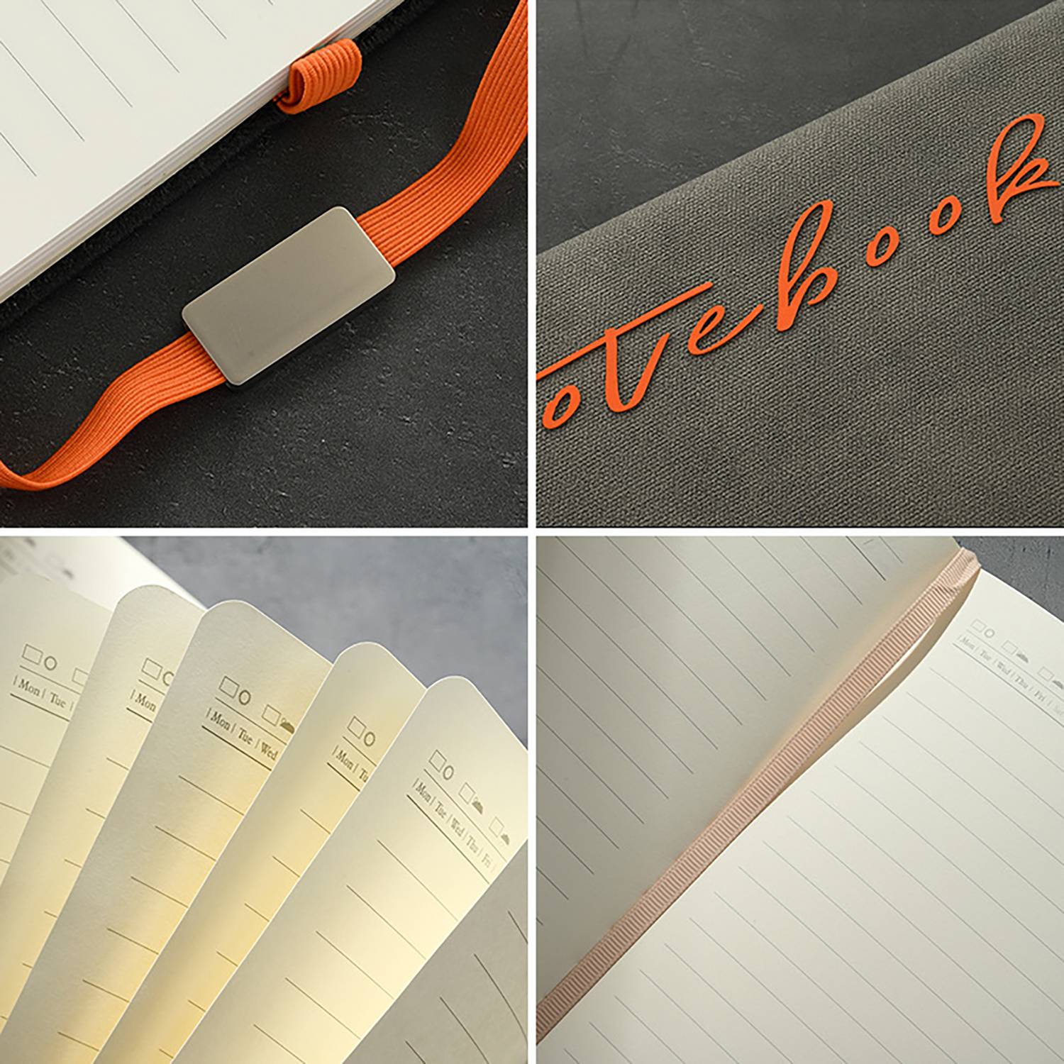 A5 Hardcover PU Leather Notebook 10