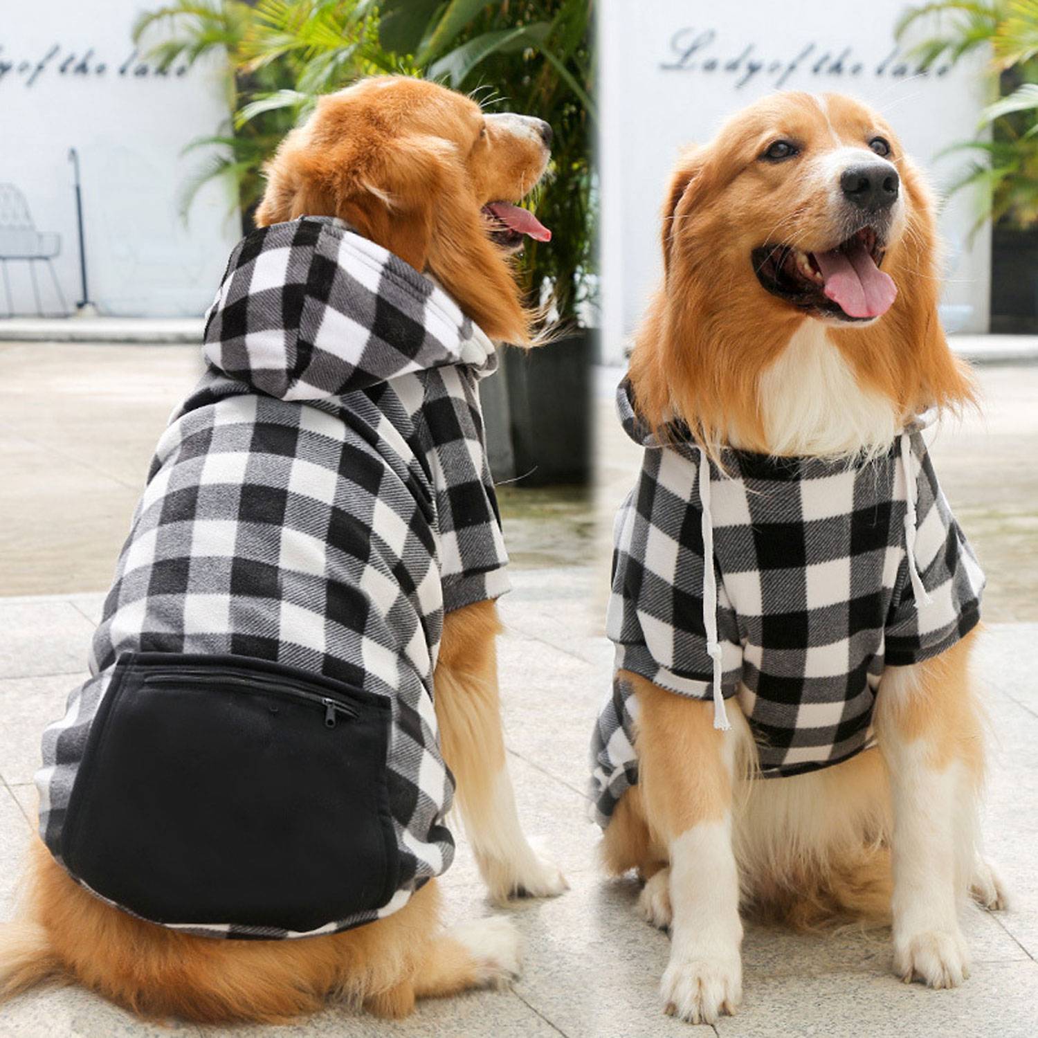 Dog Hoodies w/ Pocket Pet Clothes 4