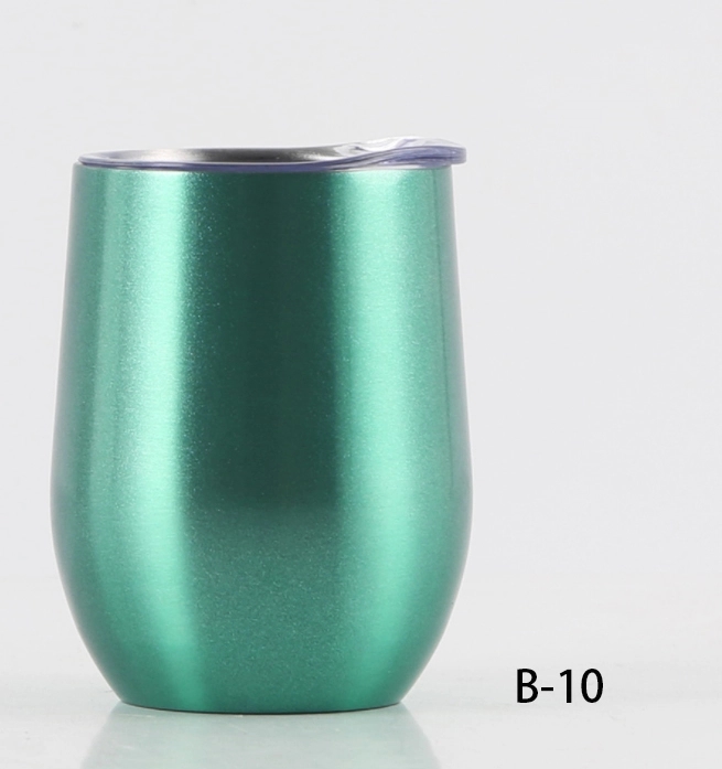 12 OZ U shape Stemless Thermos cup 29