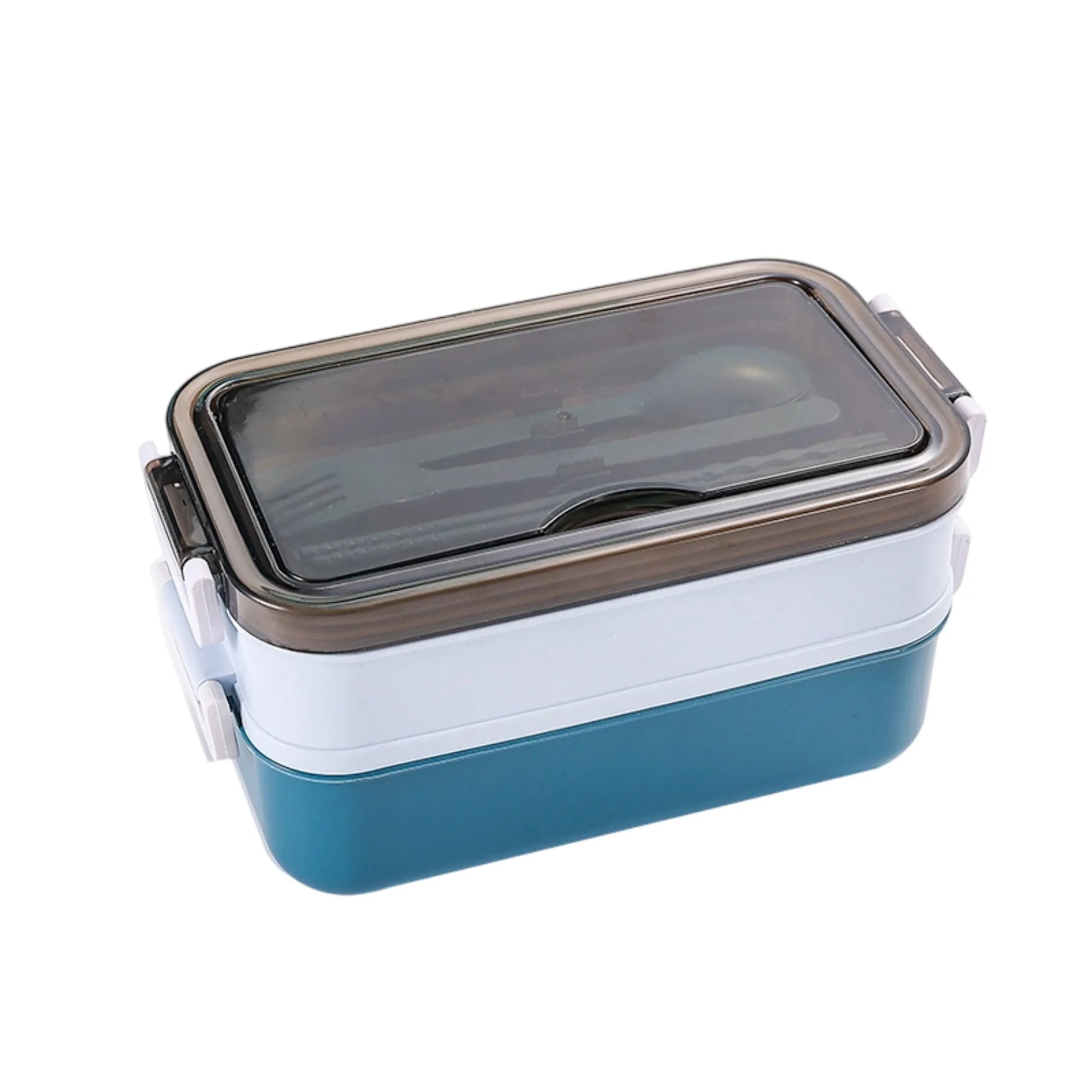 Double-layer Portable Insulated Lunch Box, Microwave-safe 5