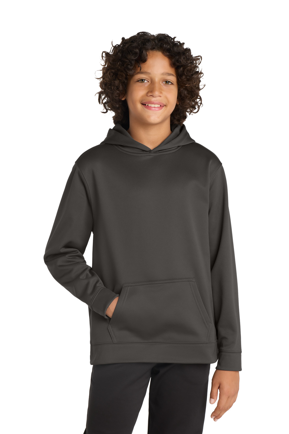 Sport-Tek Youth Sport-Wick Fleece Hooded Pullover. YST244 39