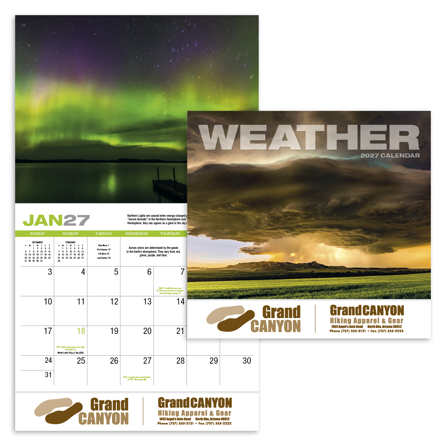 HotLine® Products Weather Almanac Appointment Calendar - Stapled 61