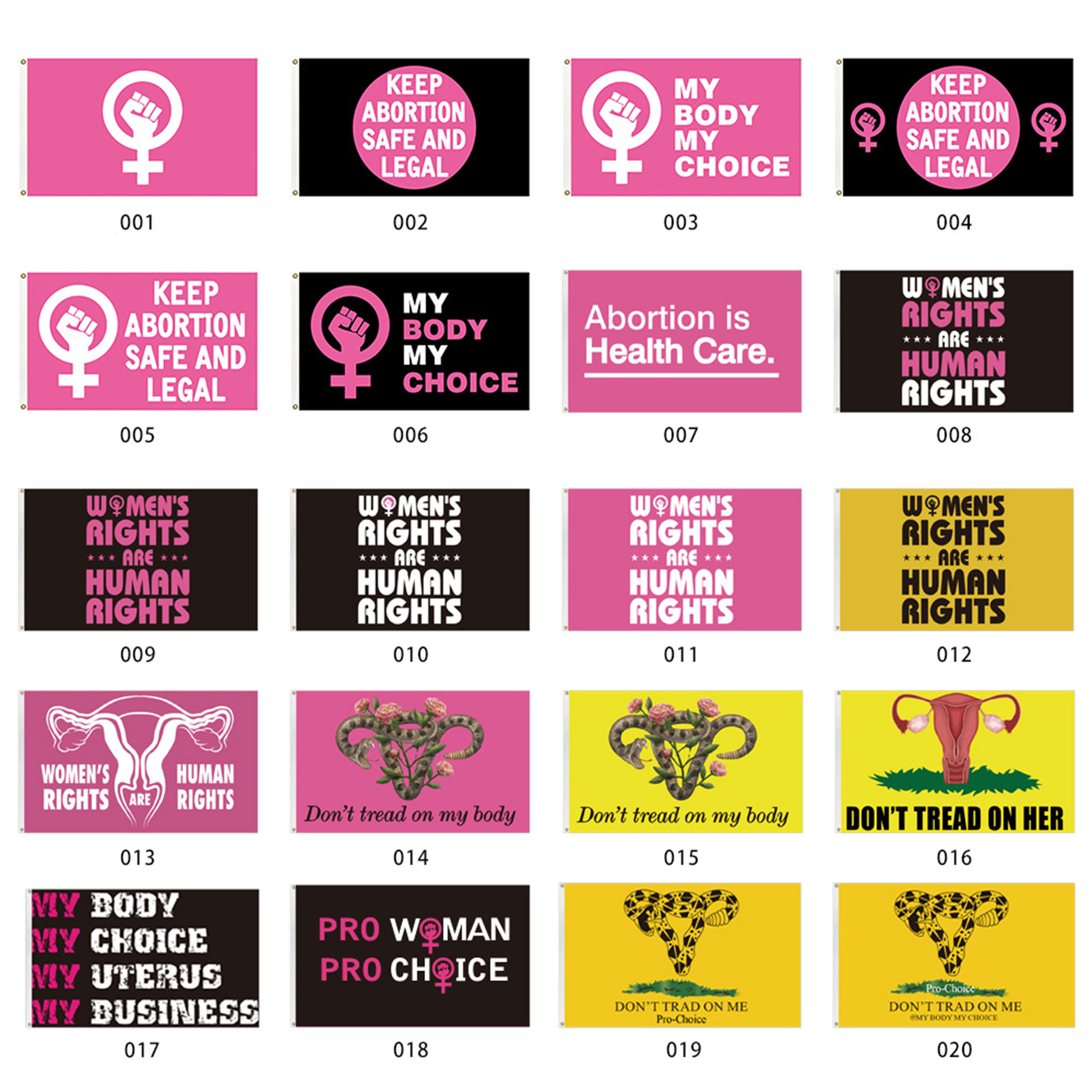 Parade Feminist Flags 2
