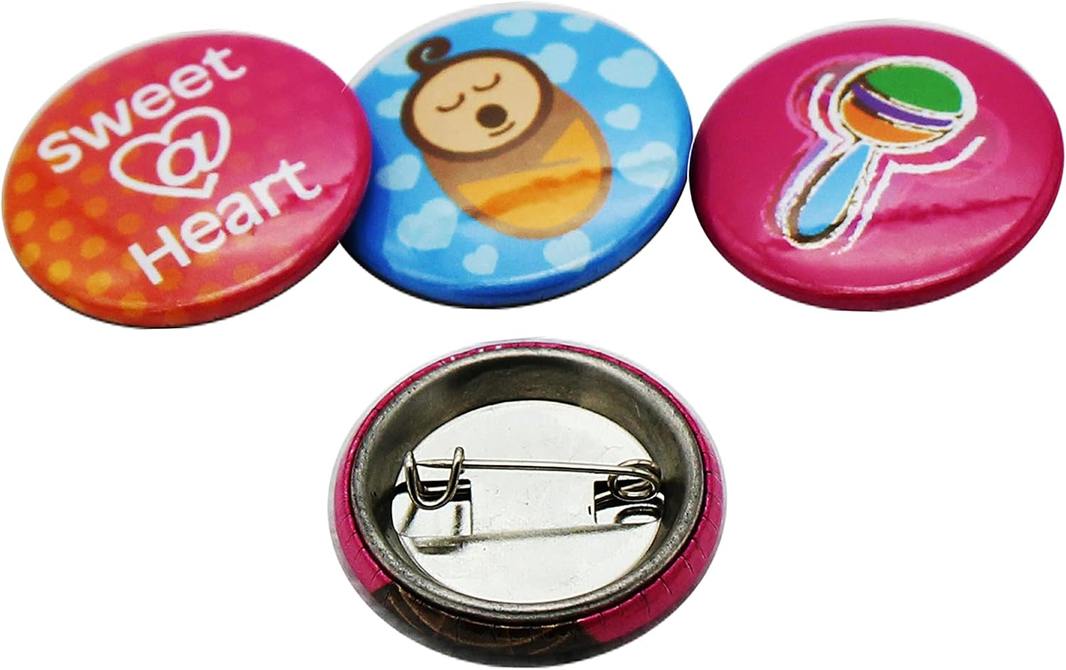 25mm Metal Pin Badge Round 5