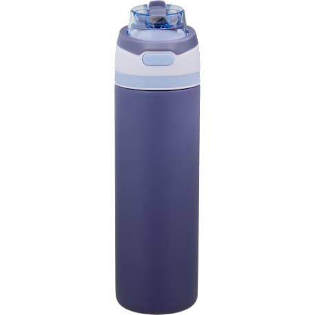 Elvin 28oz Recycled Stainless Flip Straw Bottle, custom water bottle with logo imprint 222