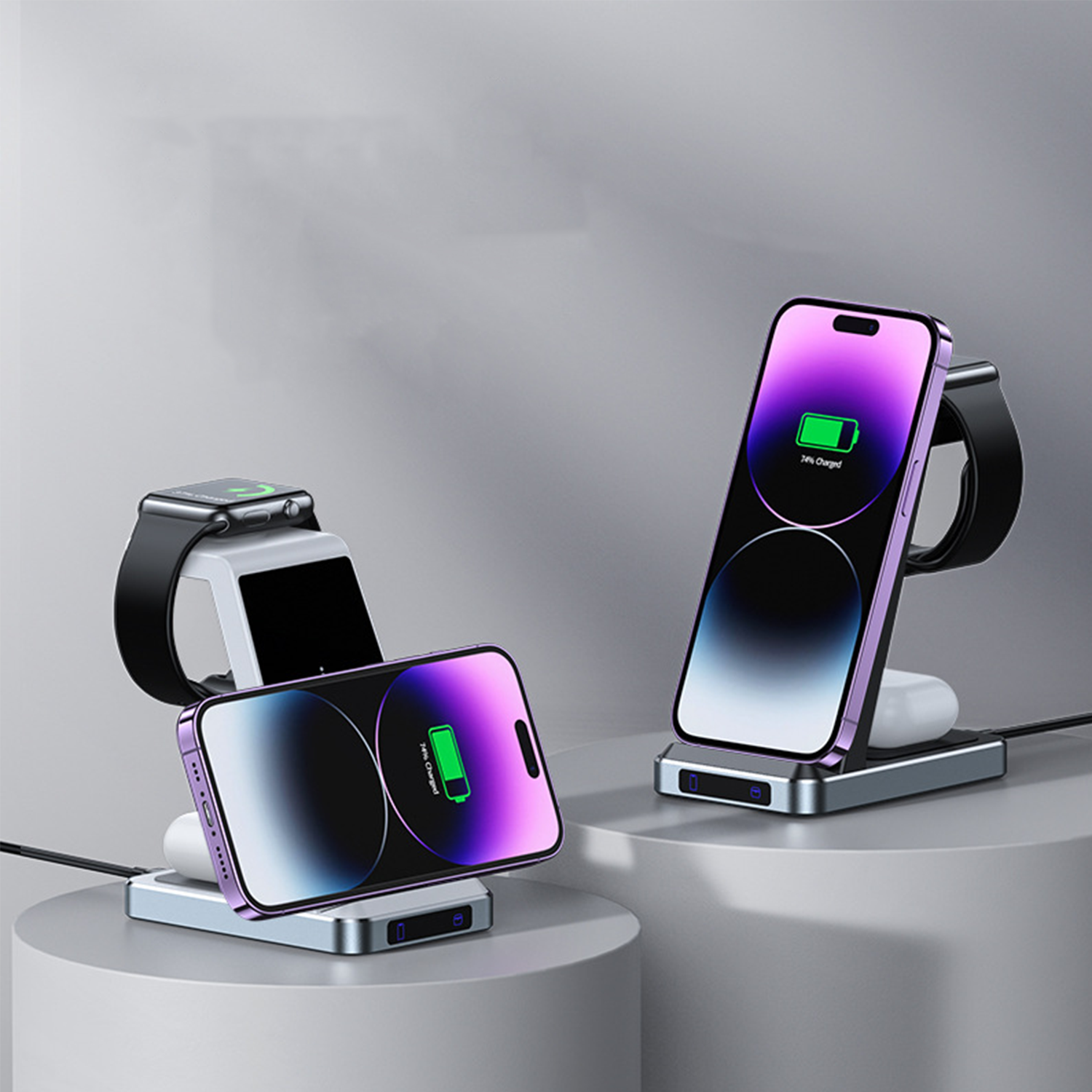 3 in 1 ABS Fast Wireless Charging Station 3