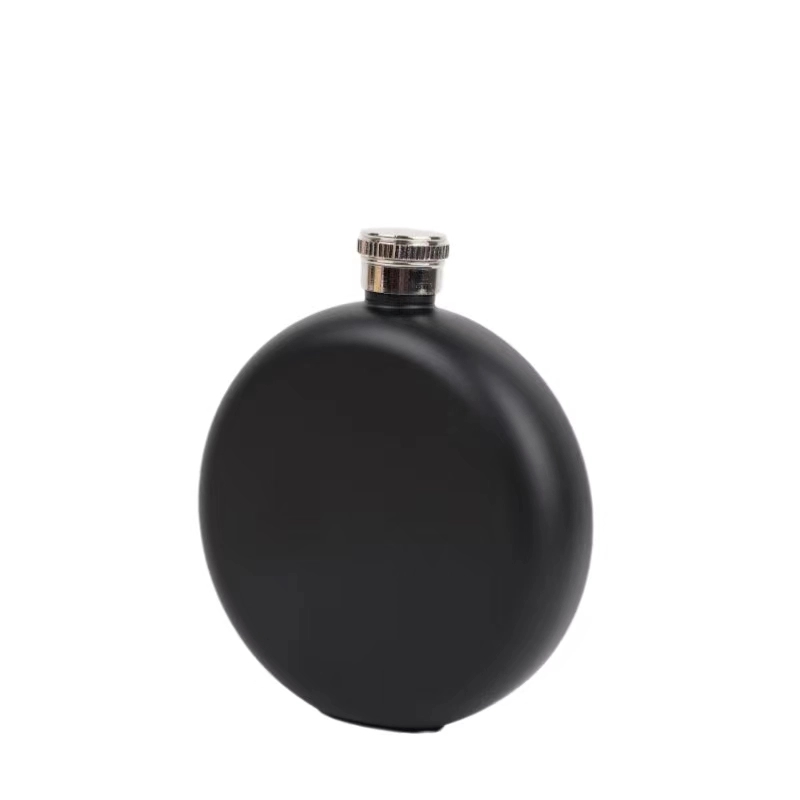 6 oz Stainless Steel Hip Flask For Outdoor Activities, custom water bottle with logo imprint 5