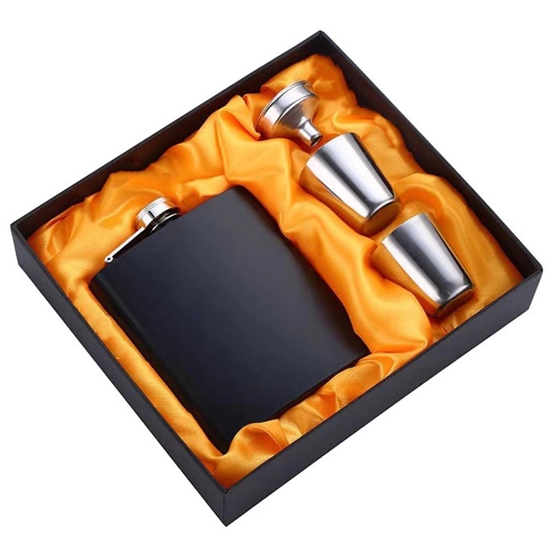 8Oz Stainless Steel Wine Flask, custom water bottle with logo imprint 6