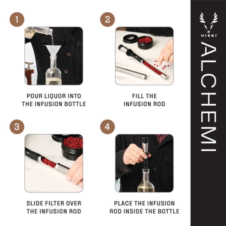Viski® Alchemi Spirits Infusion Kit 9