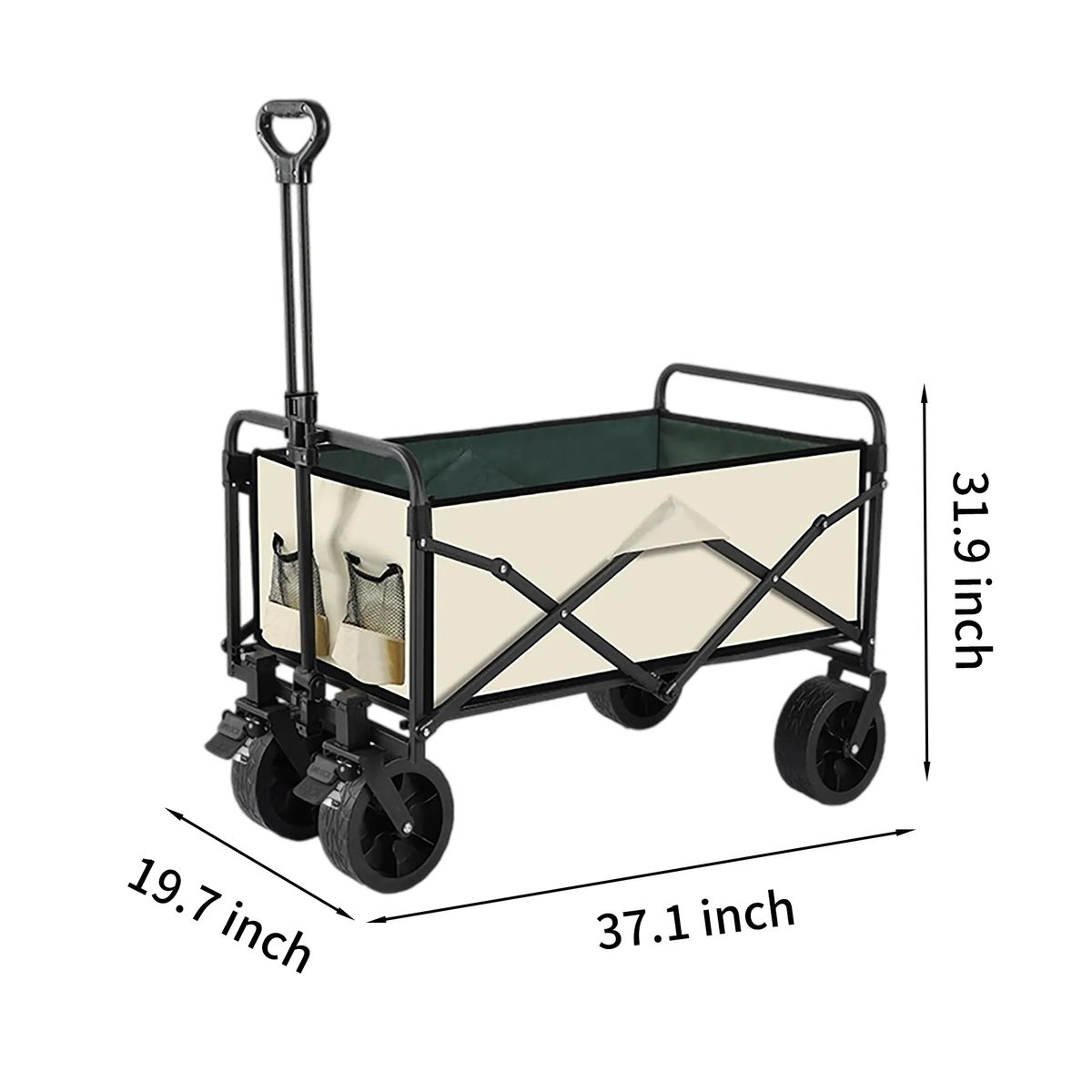 Portable Folding Utility Trolley for Outdoor Camping 2