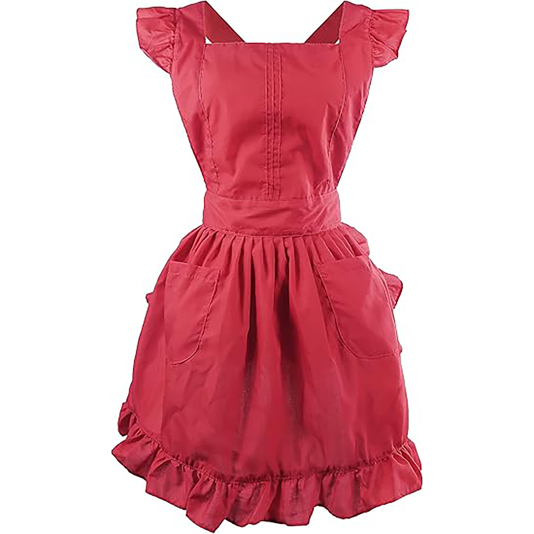 Ruffled Vintage Maid Apron 7