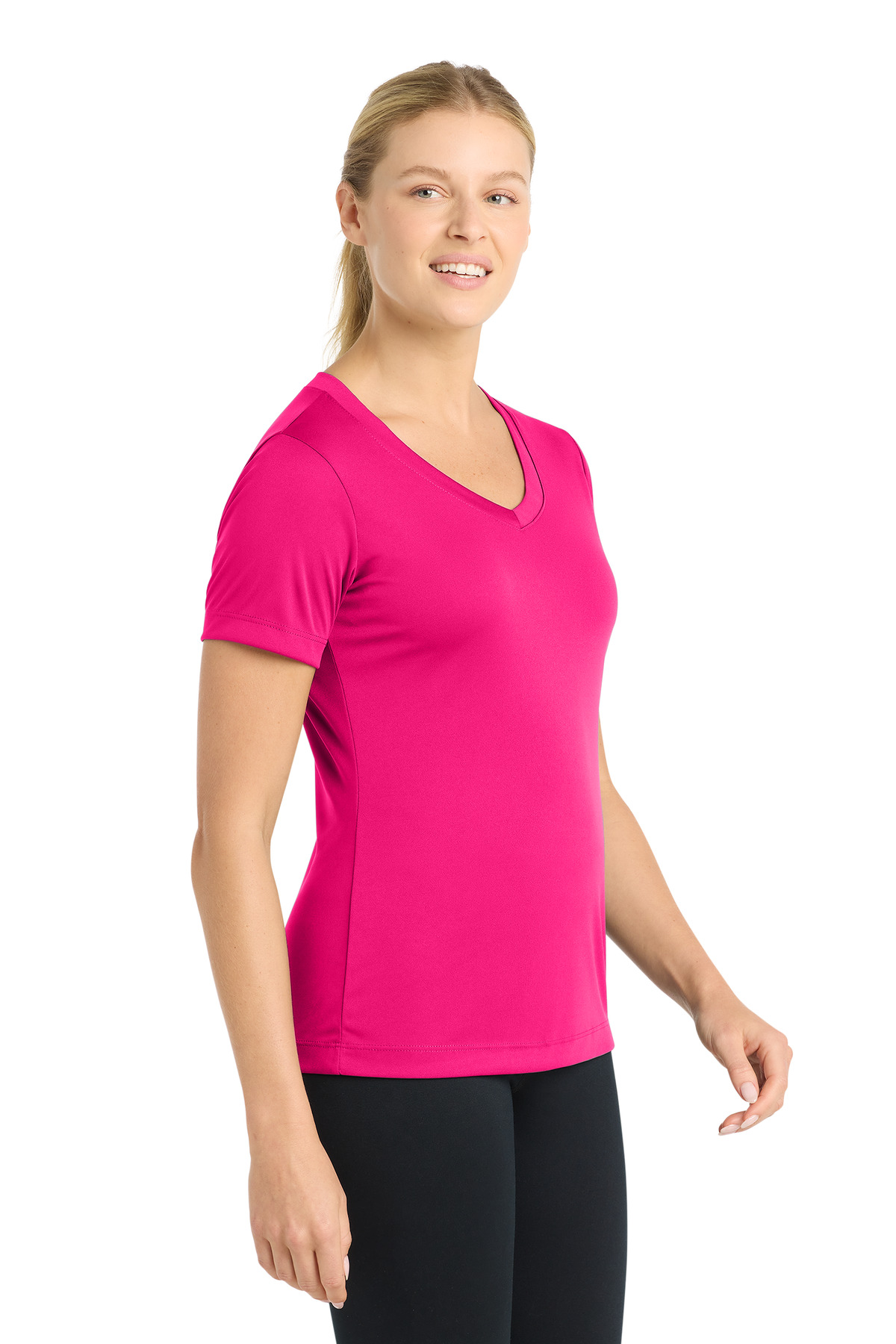 Sport-Tek Women's PosiCharge Competitor V-Neck Tee. LST353 71