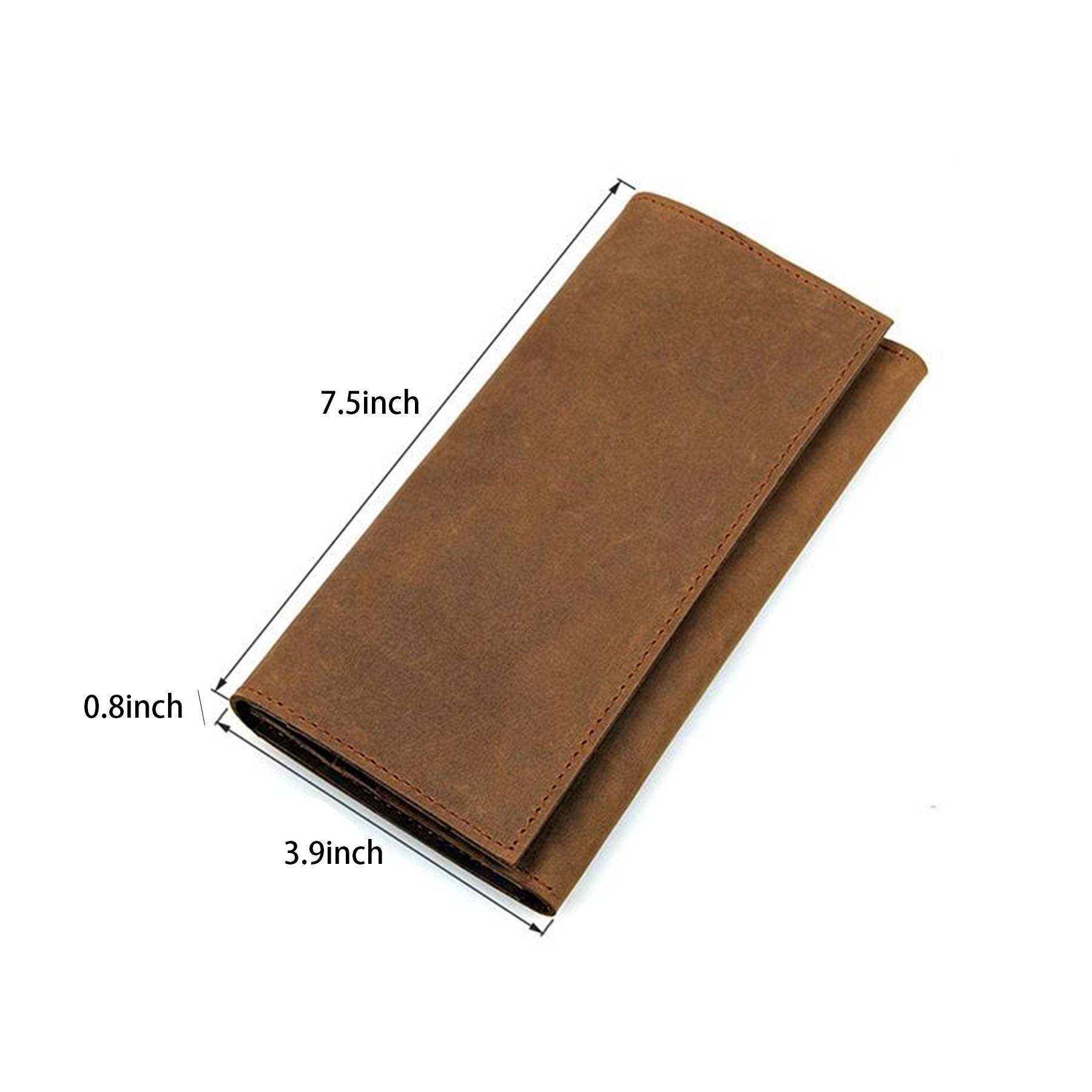 Leather Theftproof Messenger Wallet 2
