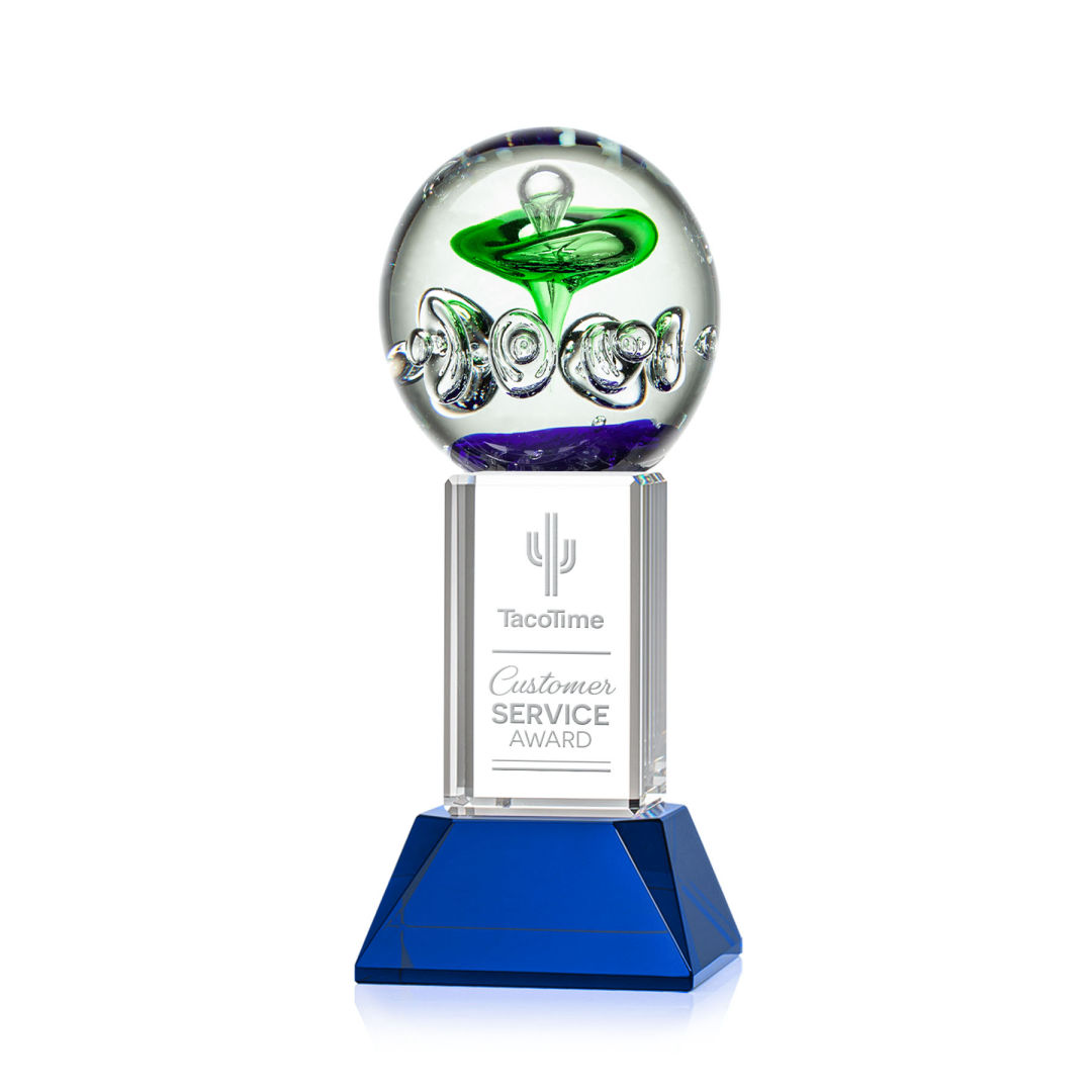 Aquarius Award on Stowe Base - Blue 6