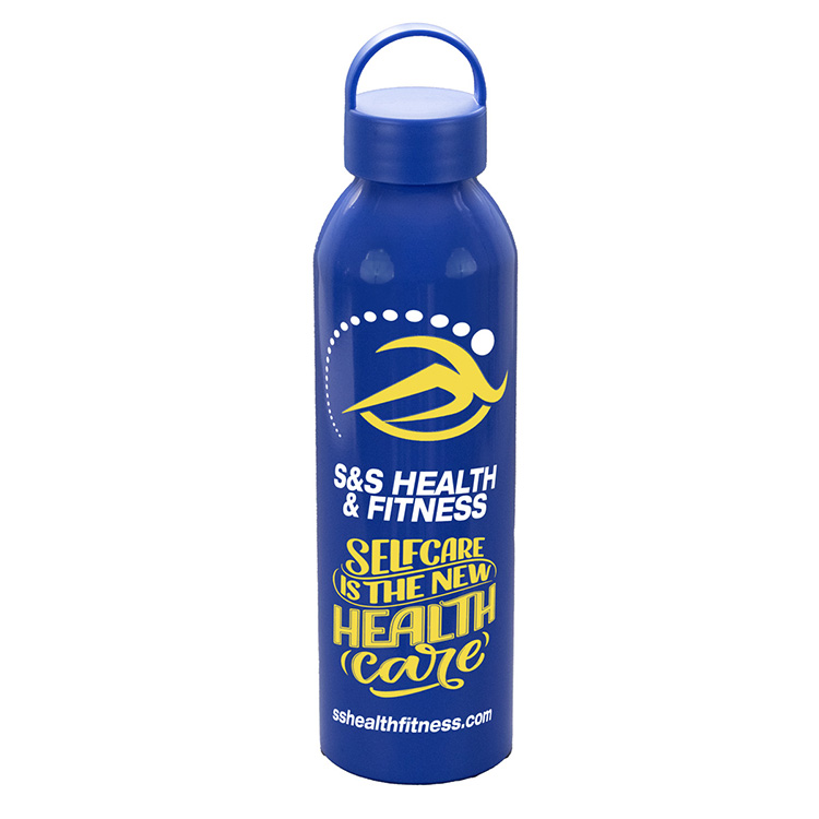"GRAMBLER" 22 OZ Recycled Aluminum Bottle With Carry Lid 14
