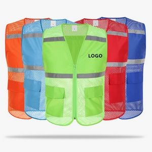 Unisex Reflective Volunteer Work Vest 3