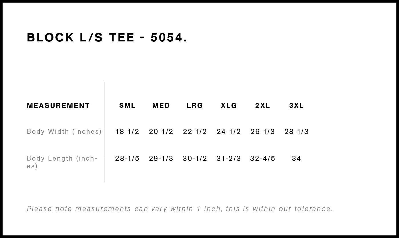 Block L/S Tee | 5054 8