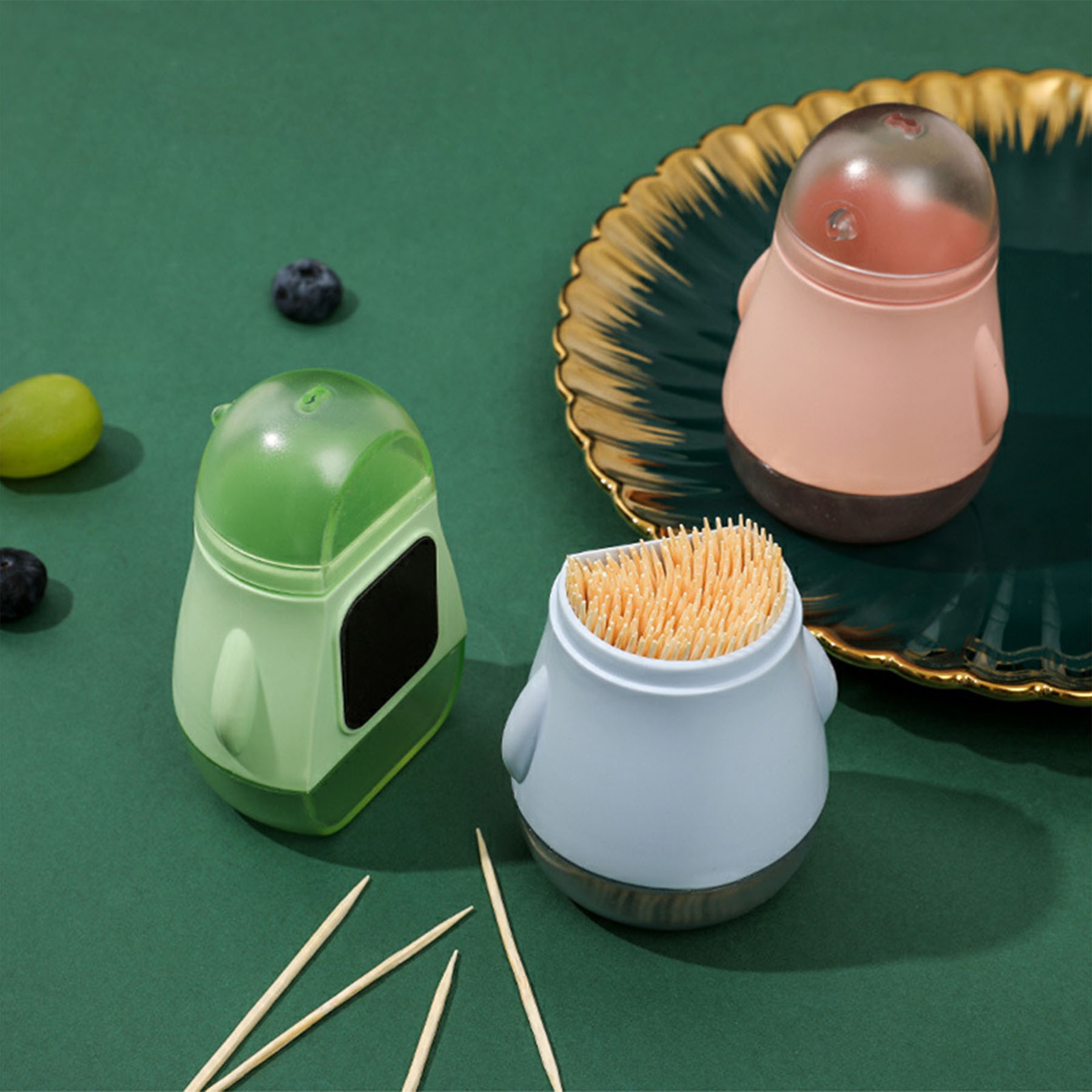 Toothpick Box With Magnetic Suction 2