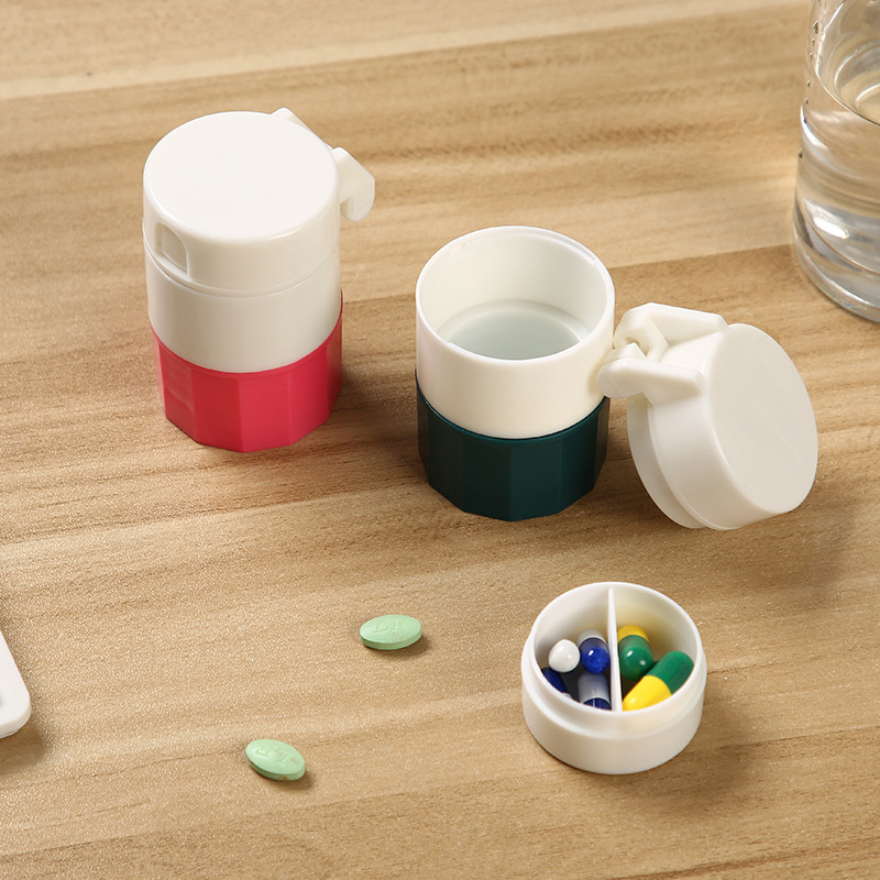 2 in 1 Portable Pill Cutter and Pill Box 9
