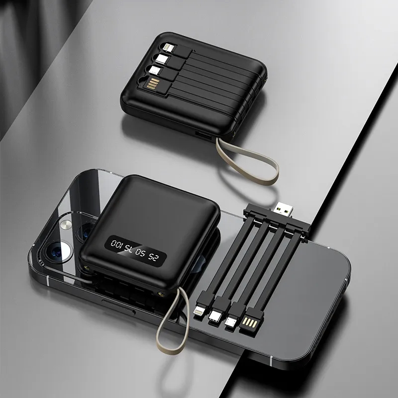 10000 mAh Mini Power Bank with Multi Tips 4