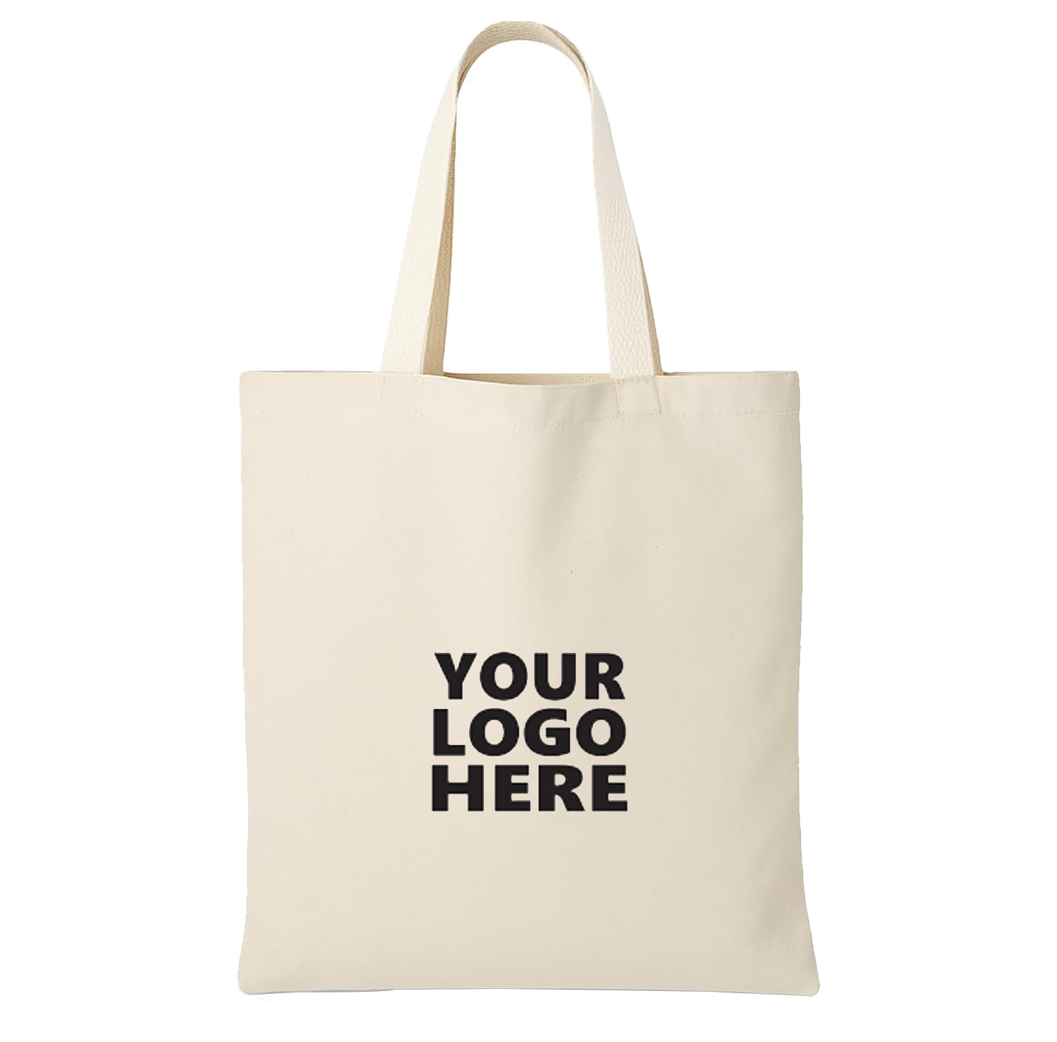 Natural Cotton Canvas Shopping Tote, custom tote bag with logo imprint 2