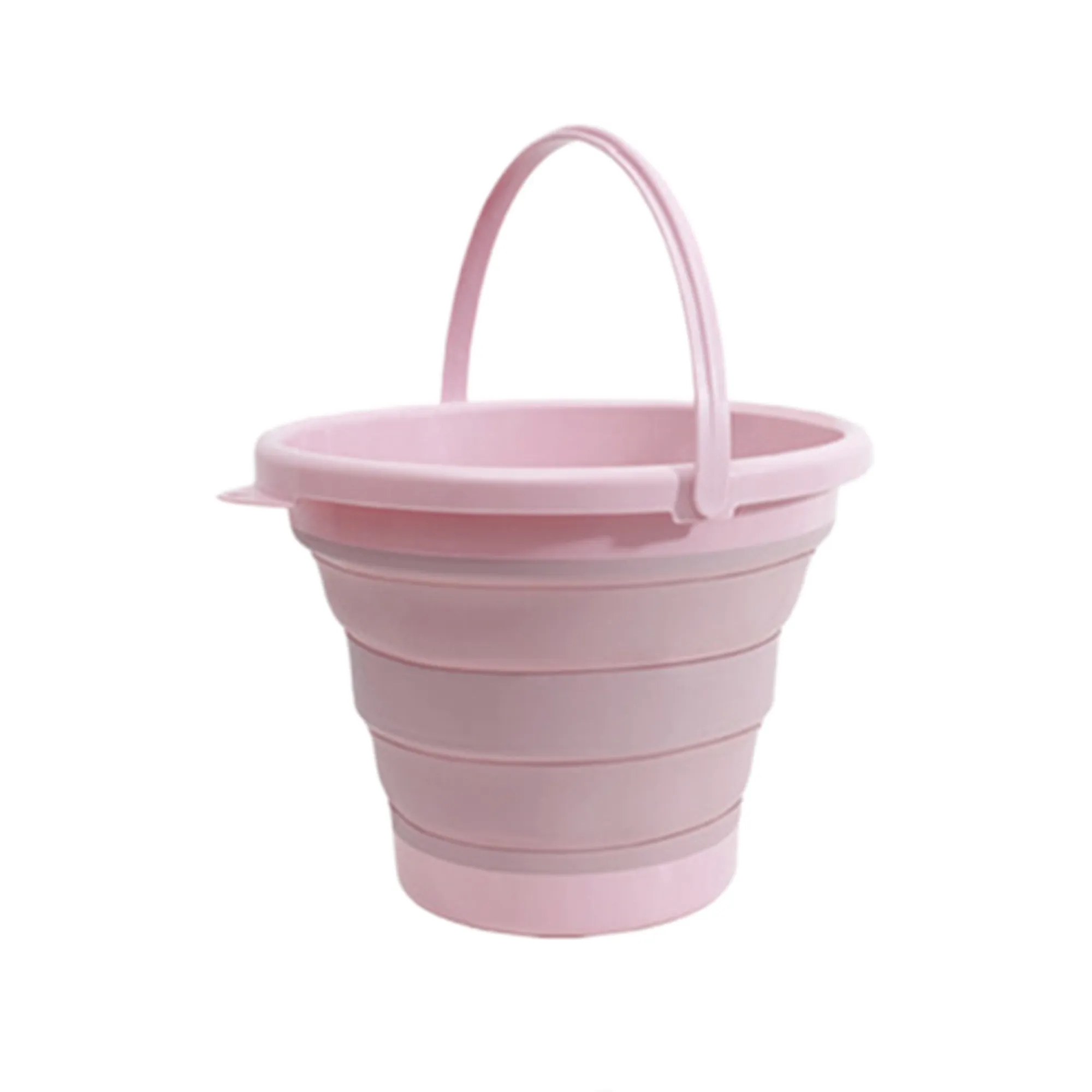 MOQ50 Collapsible Portable Silicone Bucket 6